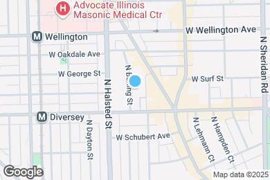 Map image of the property - 2831 N Burling St