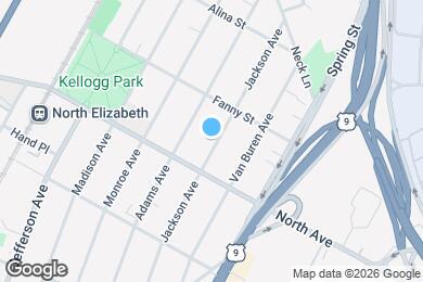 Map image of the property - 824 Jackson Ave