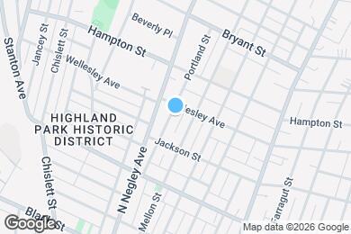 Map image of the property - 930 Portland St