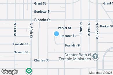 Map image of the property - 1727 N 57th Ave
