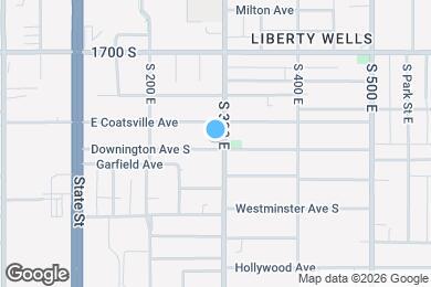 Map image of the property - 1816 S 300 E