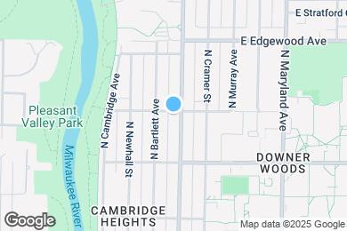 Map image of the property - 3377 N Oakland Ave