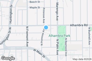 Map image of the property - 308 N Primrose Ave