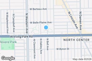 Map image of the property - 4020 N Bell Ave