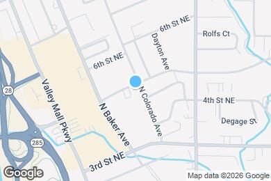 Map image of the property - 494 N Colorado Ave