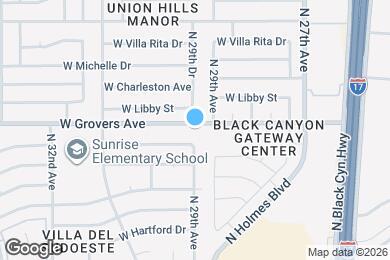 Map image of the property - 2837 W Grovers Ave