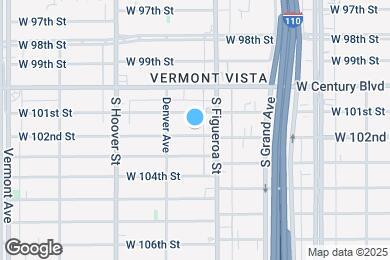 Map image of the property - 523 W 102nd St