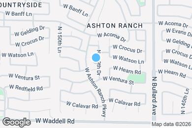 Map image of the property - 14228 N 149th Dr