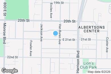 Map image of the property - 1070 E 21st St