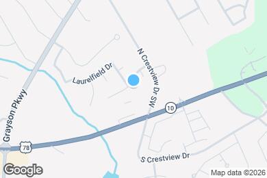 Map image of the property - 1750 Arborwood Dr