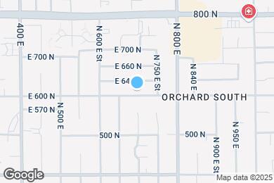 Map image of the property - 709 E 600 N