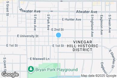 Map image of the property - 703 S Woodlawn Ave