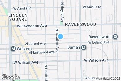 Map image of the property - 2128 W Leland Ave