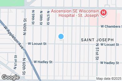 Map image of the property - 2913 N 55th St