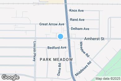 Map image of the property - 961 Amherst St