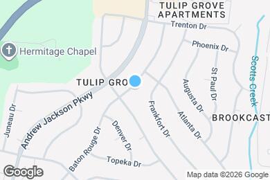 Map image of the property - 4509 Baton Rouge Dr