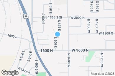 Map image of the property - 1537 S 600 E