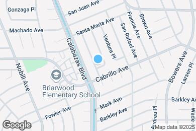 Map image of the property - 2124 San Antonio Pl