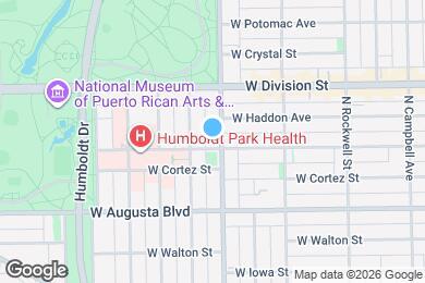 Map image of the property - 1102 N California Ave