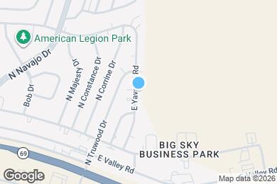 Map image of the property - Beautiful and inviting 2-bedrooms, 2-baths duplex located in the heart of Prescott Valley!