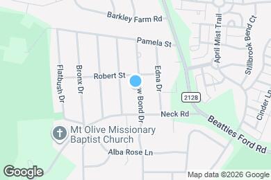 Map image of the property - 12207 New Bond Dr