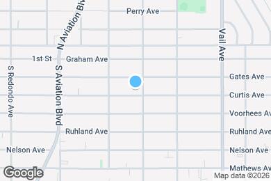 Map image of the property - 2019 Curtis Ave