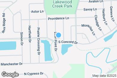 Map image of the property - 2476 Deer Point Dr