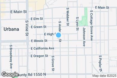 Map image of the property - 407 S Anderson St