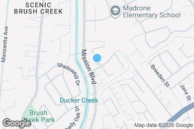 Map image of the property - 1805 Primavera Dr