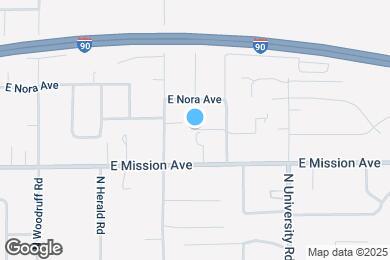 Map image of the property - 10320 E Augusta Ave