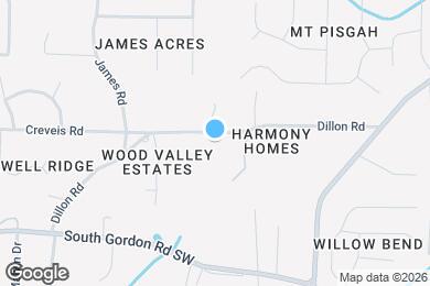 Map image of the property - 1351 Dillon Rd