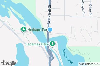 Map image of the property - 3510 NE Everett St