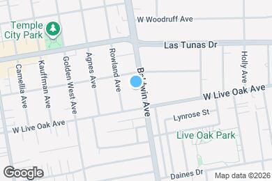 Map image of the property - 5733 Baldwin Ave