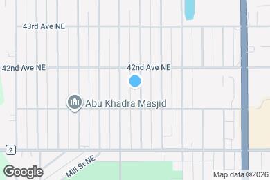 Map image of the property - 4126 Madison St NE