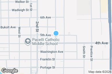 Map image of the property - 601 Meadow St