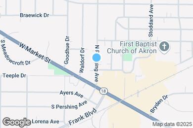 Map image of the property - 58 N Pershing Ave