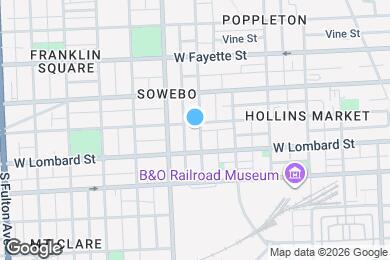 Map image of the property - 48 S Carrollton Ave