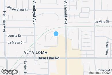 Map image of the property - Heritage Park Alta Loma 55+