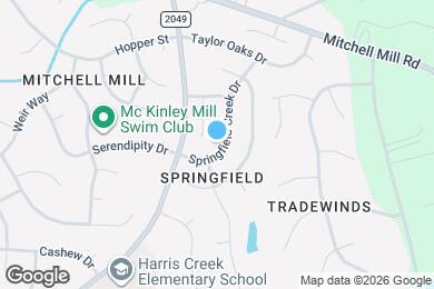 Map image of the property - 4109 Springfield Creek Dr