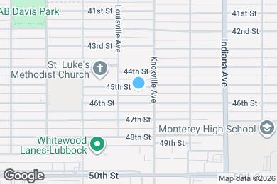 Map image of the property - 3607 45th St