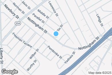 Map image of the property - 279 Nottingham St