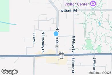 Map image of the property - 168 N Tratt St