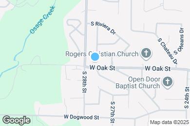 Map image of the property - 2613 W Oak St