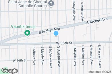 Map image of the property - 5432 S Austin Ave