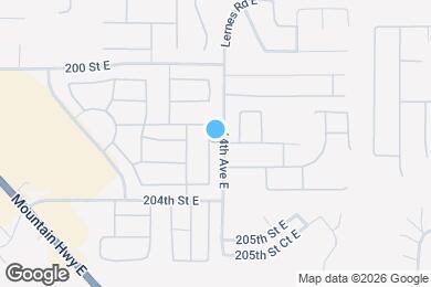 Map image of the property - 20213 13th Ave Ct E
