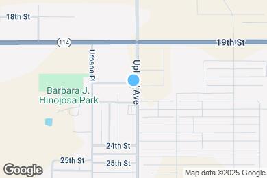 Map image of the property - 2104 Upland Ave