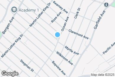 Map image of the property - 595 Ocean Ave