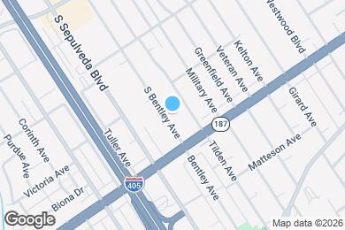 Map image of the property - 3736 S Bentley Ave