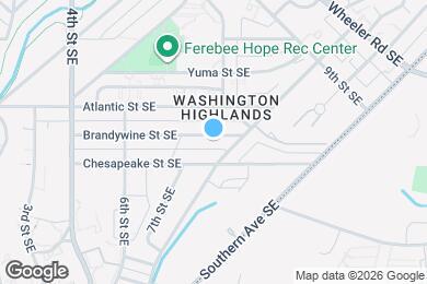 Map image of the property - 721 Brandywine Street Southeast