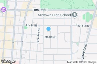 Map image of the property - 880 Glendale Terrace NE